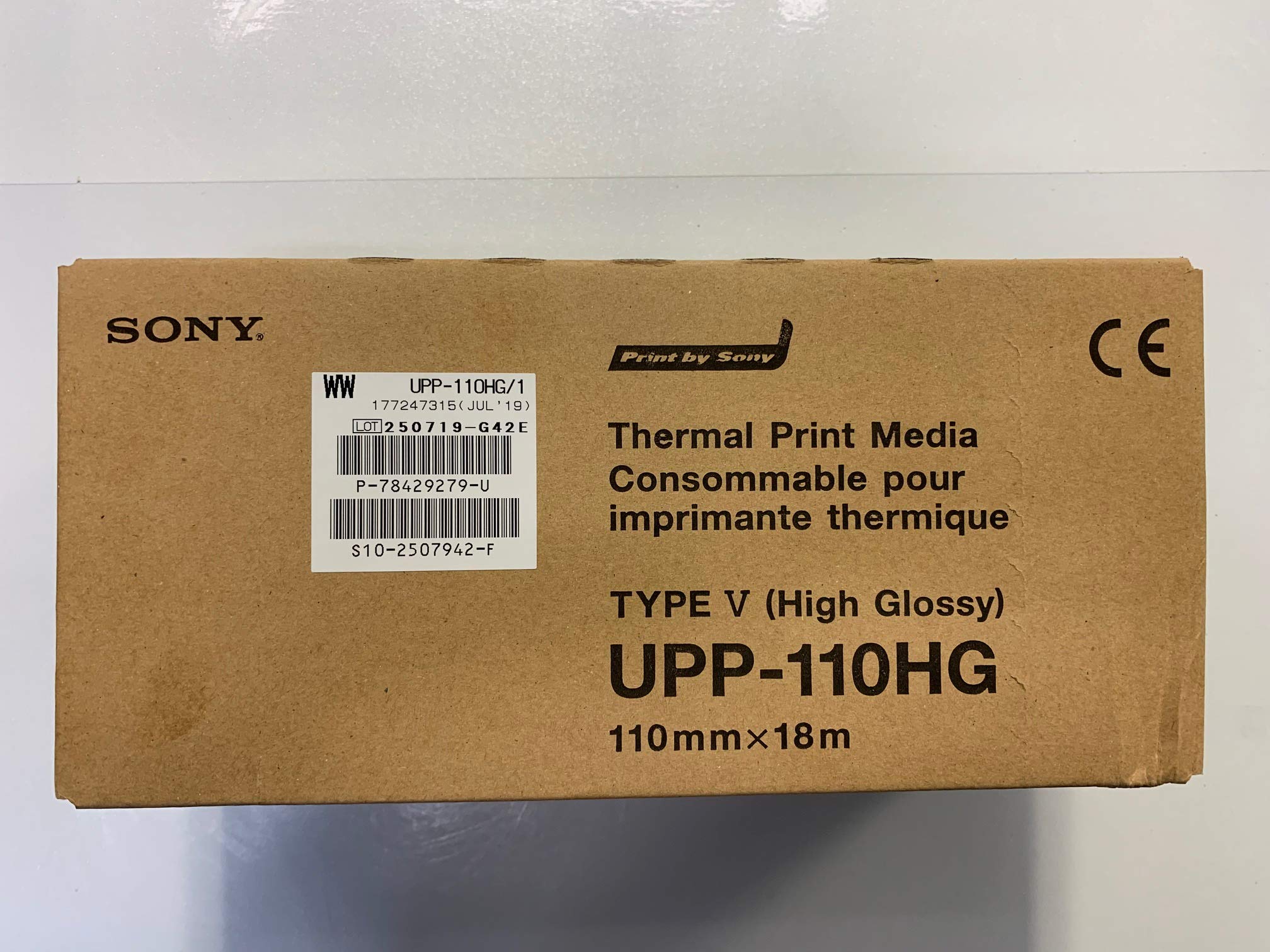 Sony UPP110HG Carta a getto d'inchiostro lucida - carta da stampa (A6 (105x148mm), lucida)