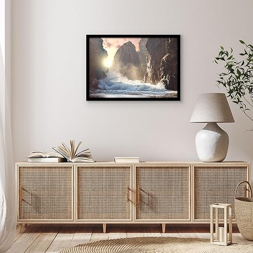 Miniatura 7 de Americanflat 19x28 Poster Frame in Black - Photo Frame with Engineered Wood Frame and Polished Plexiglass Cover - Horizontal and Vertical Formats