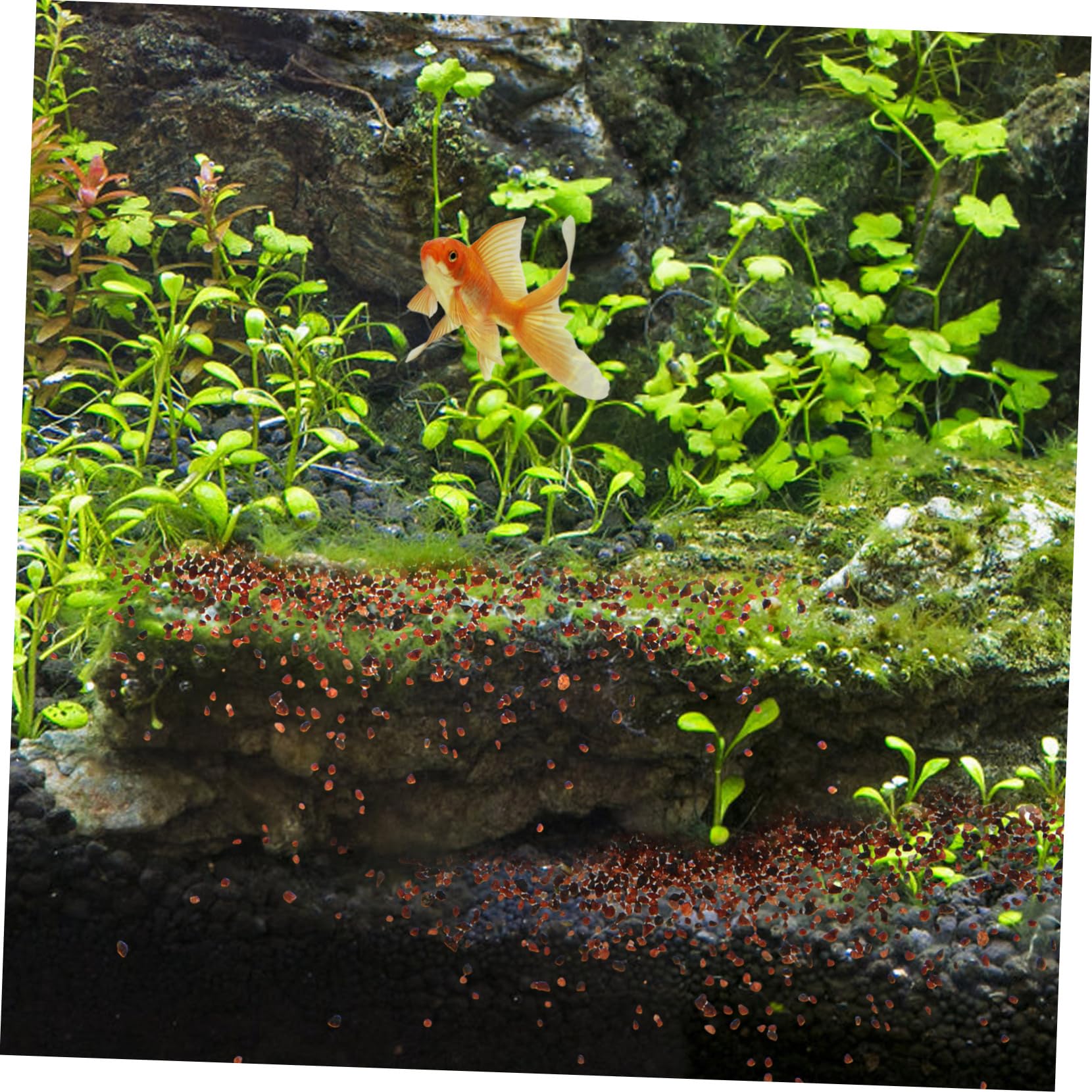 BESPORTBLE Fish Tank Sand Natural Bottom Stones Aquarium Substrate Decorative Gravel DIY Stones Decor