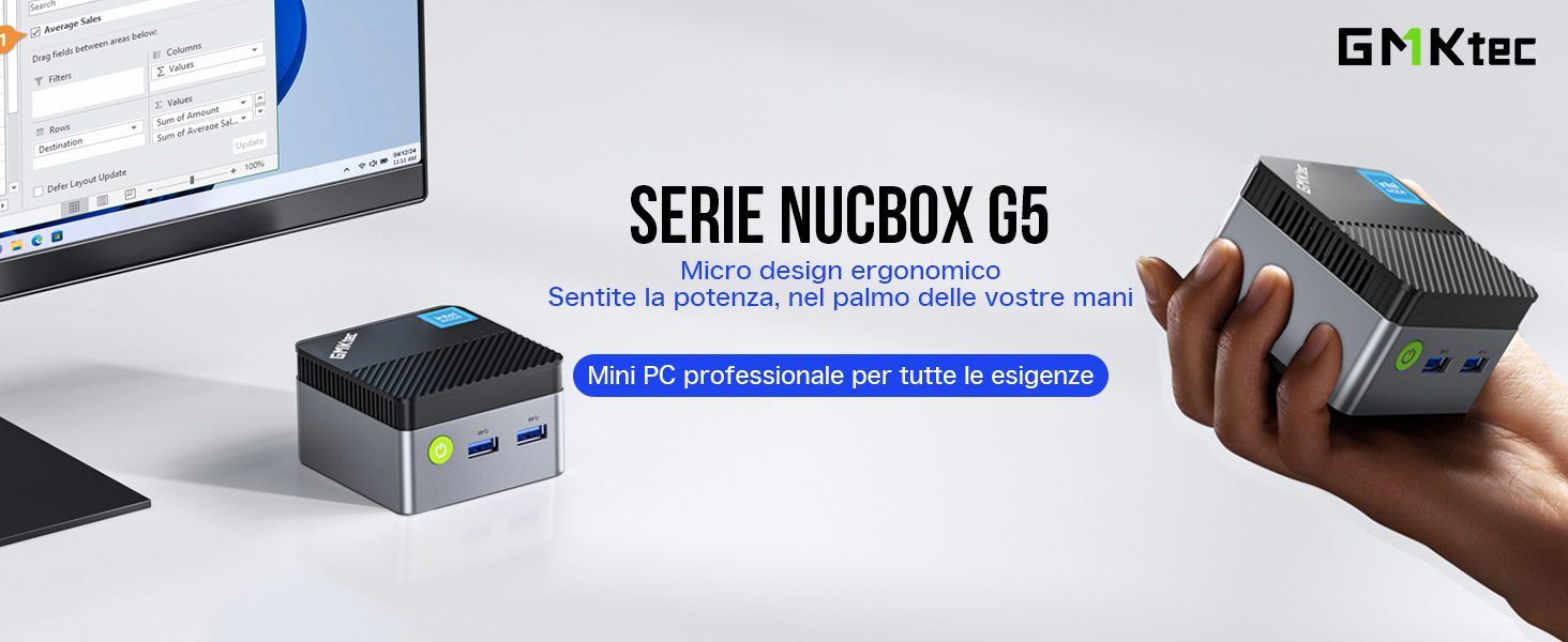 GMKtec Mini PC Intel 12th N97 Alder Lake（Beat N150/N100/N97