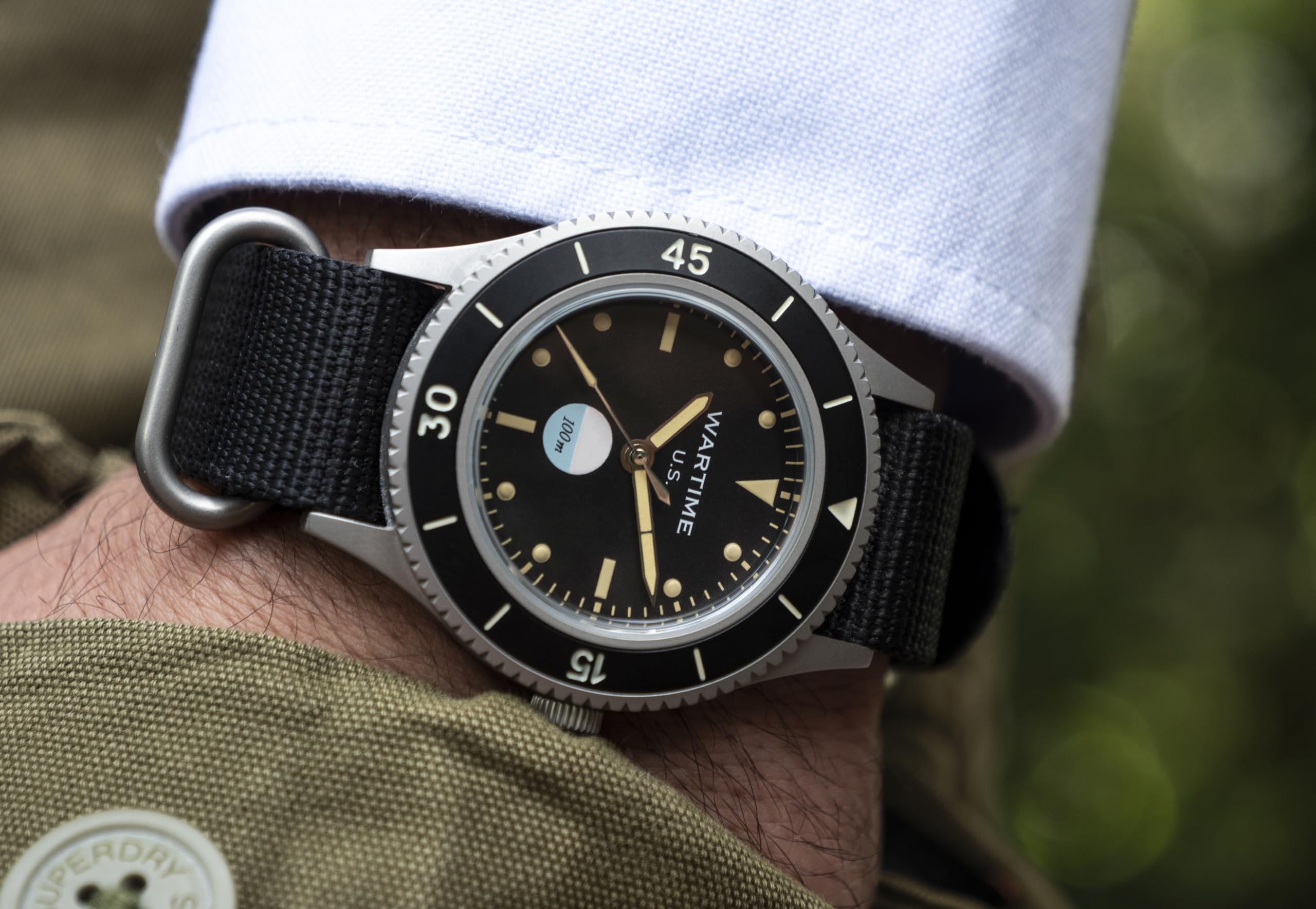 Wartime | TR-900 Orologio aereonautica militare uomo – Omaggio all’orologio militare del 1960 UDT Navy Seal Teams, design tattico vintage dalla precisione e durata moderne