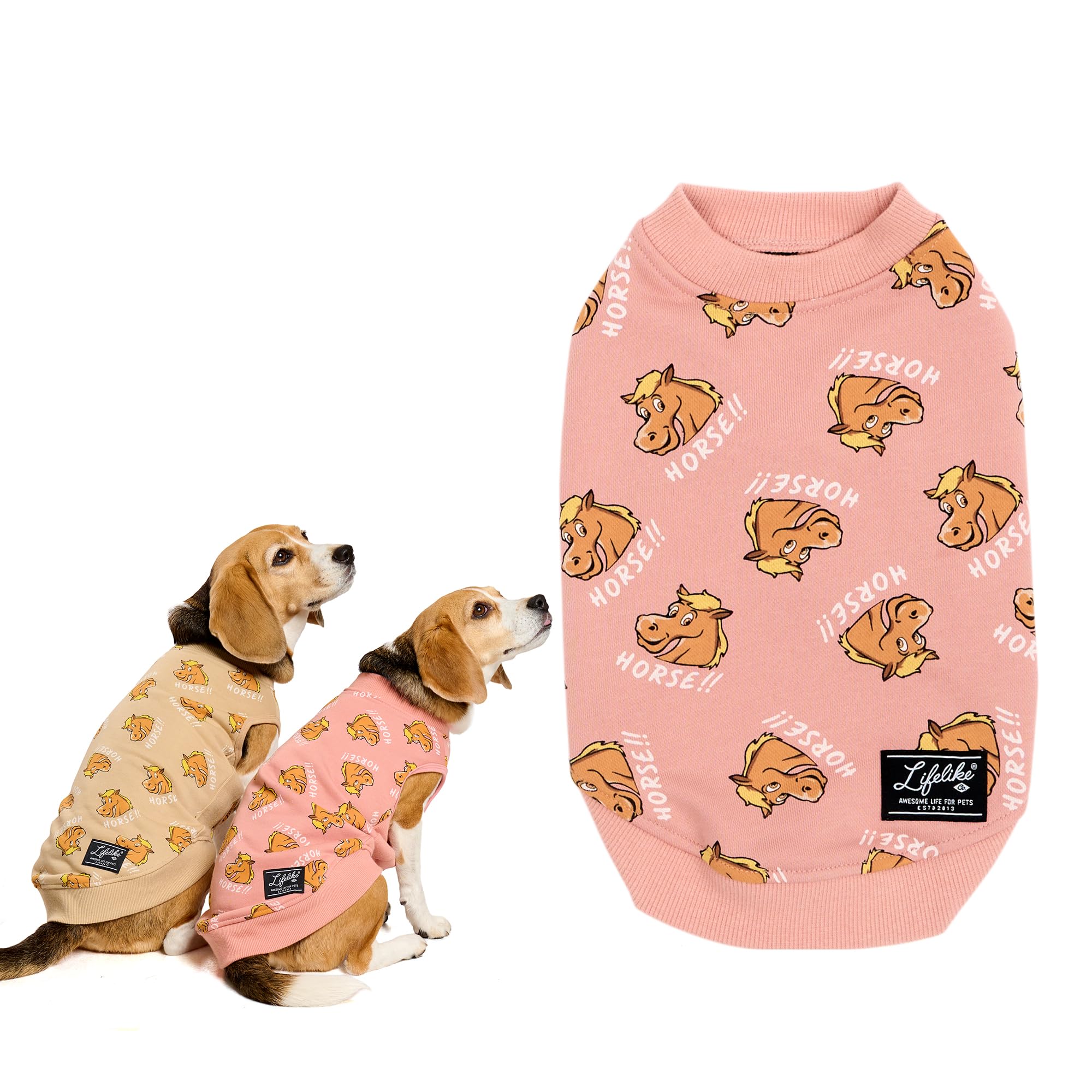 Amazon | 【LIFELIKE公式】ホーストレーナー 犬 服 秋 冬 干支 馬 うま
