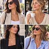 VKPOYNRO Custom Initial Letter Necklace – product photo 7 of 7