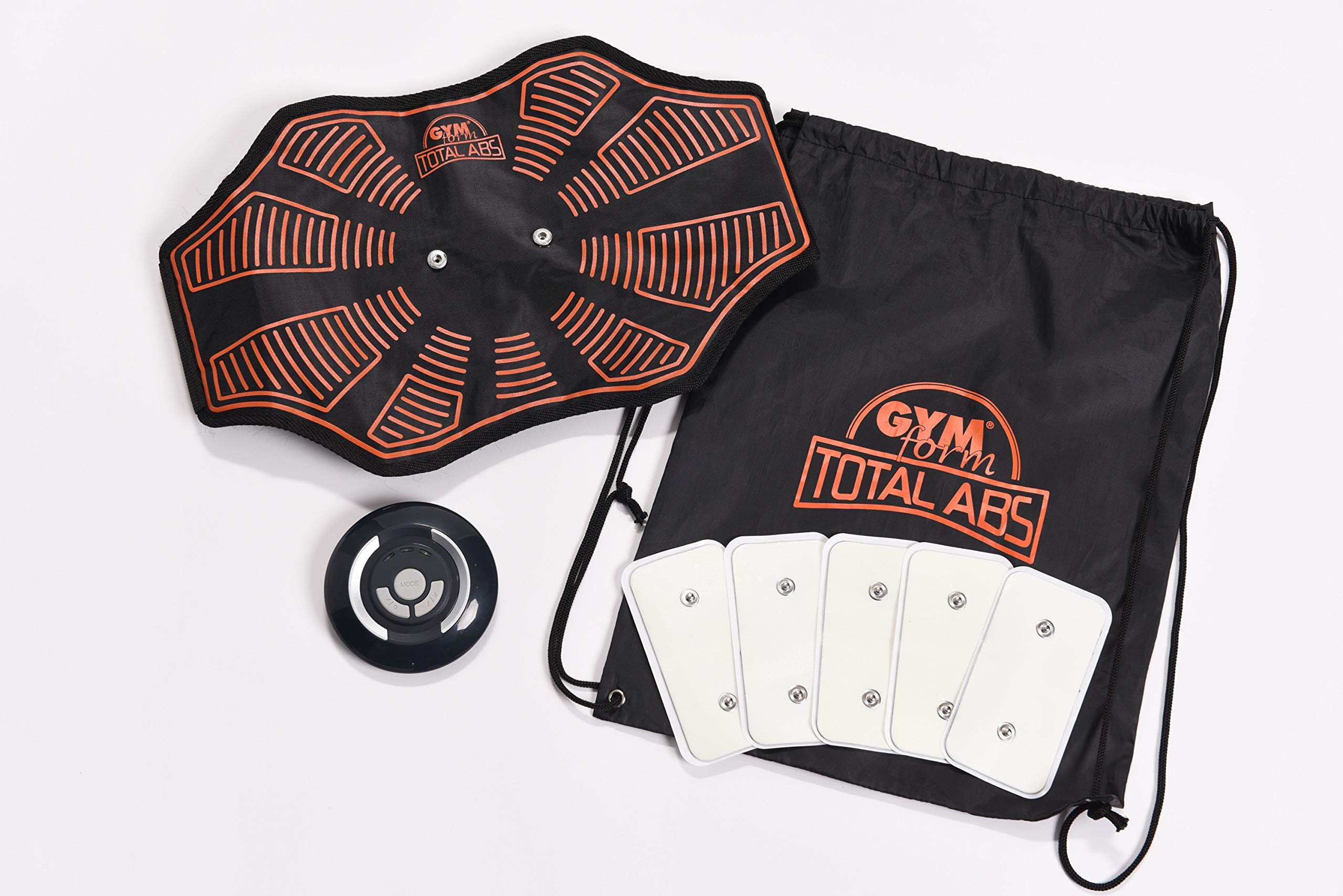 BEST DIRECT GYMFORM Ceinture Abdominale electrostimulation Total ABS, As Seen on TV, Ceinture Abdominale pour Homme & Femme, Appareil Vibrant de Musculation Electrique pour Abdos, Cuisse, Bras