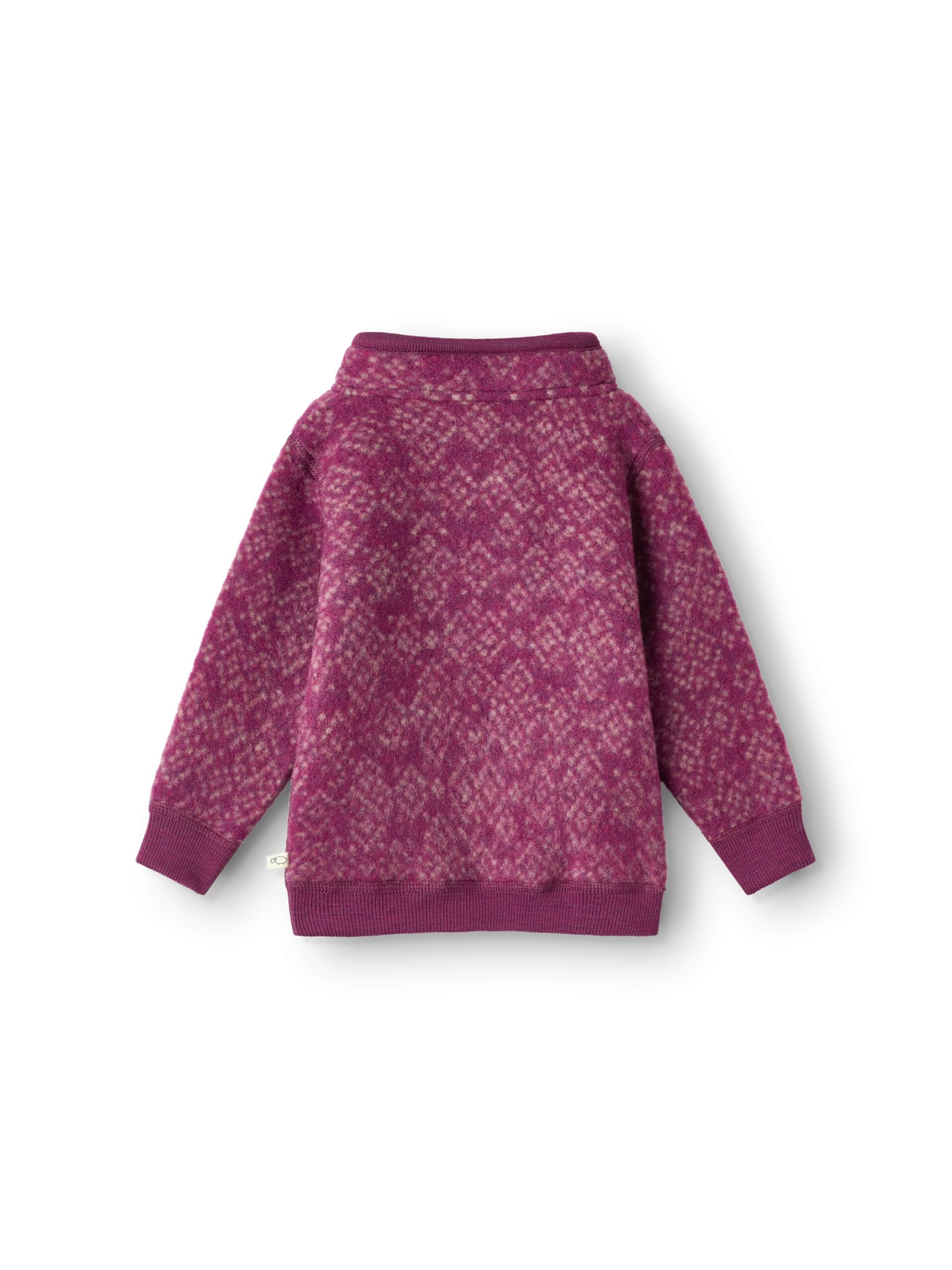 Dilling Babyjacke aus Merinowollfleece mit halbem Reißverschluss