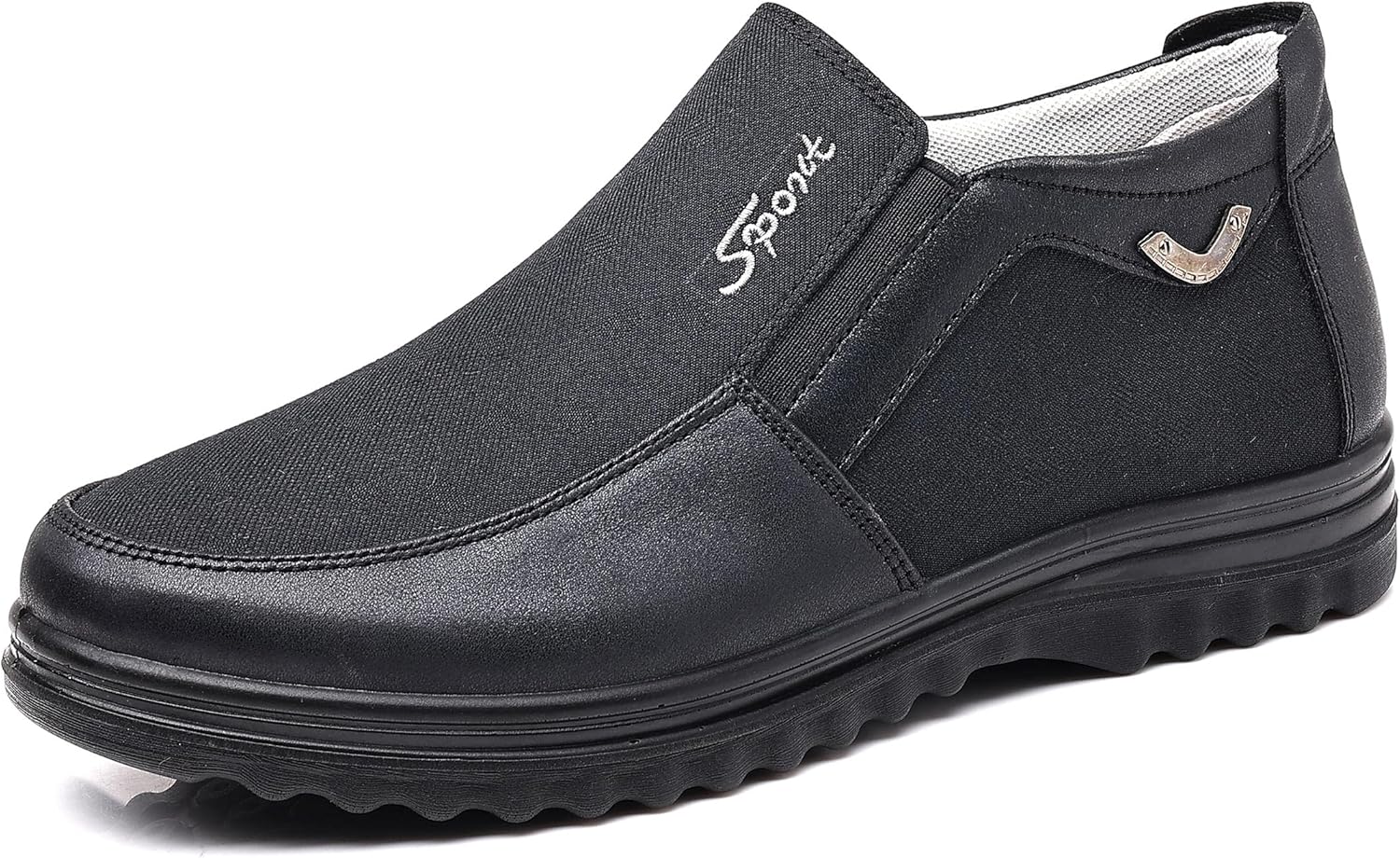 COSIDRAM Mens Casual Loafers Shoes Ankle High Lightweight Moccasins for Adult Male