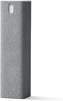 am All-in-One Mist Screen Cleaner & Microfiber Cloth 1.26 oz Refillable Spray for Phones, Tablets & Laptops Eco-Friendly & Portable Grey
