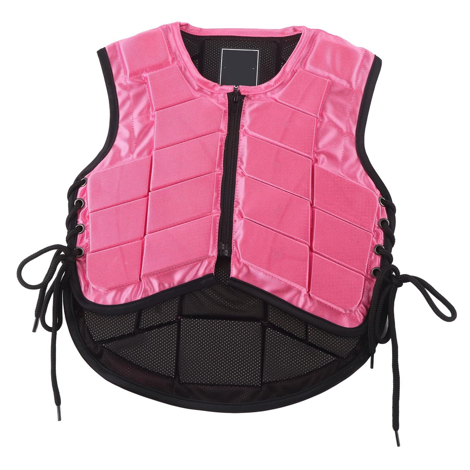 Gilet Equestre per Bambini, Gilet Equestre Professionale Unisex Imbottito in Eva di Sicurezza per Equitazione Protezione per Il Corpo per Ragazze e Ragazzi