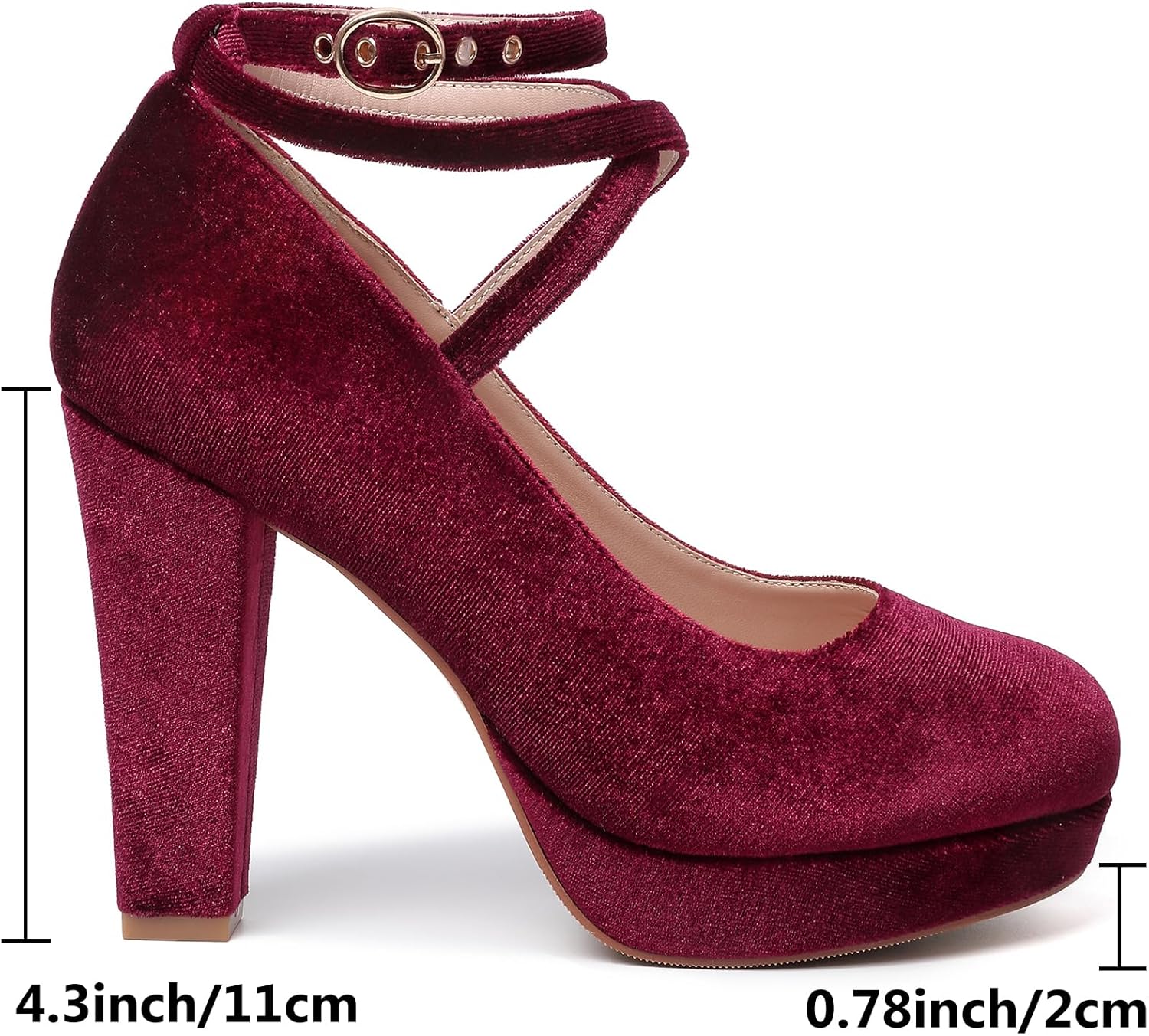 Mostrin Fashion Vintage Womens Small Bowtie Platform Pumps Ladies Sexy High Heeled Shoes - Image 4