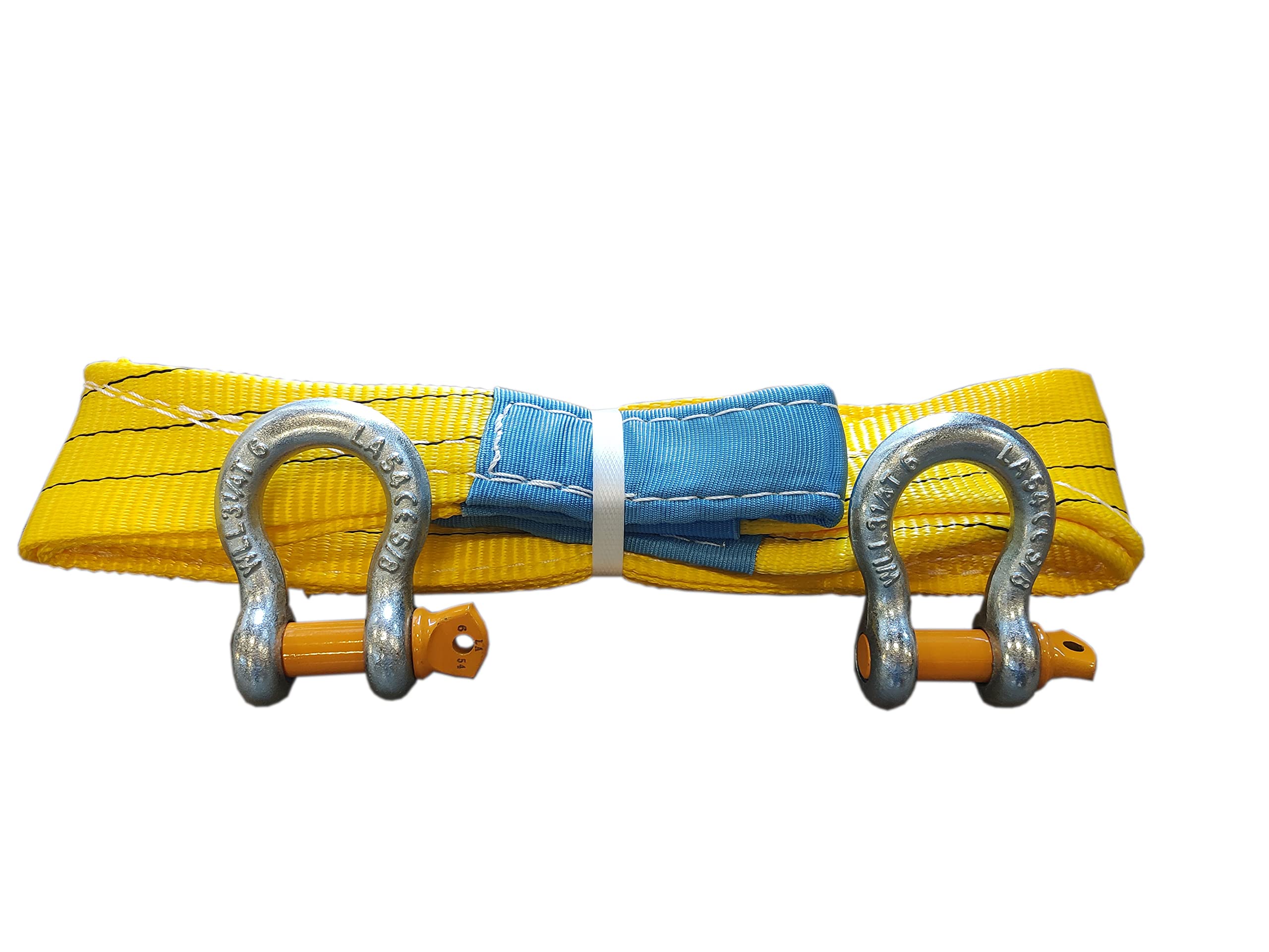 Offroad Hebeband 2-3t + 2 Schäkel 3,25t Hebebänder 2-8m (3t 4m)