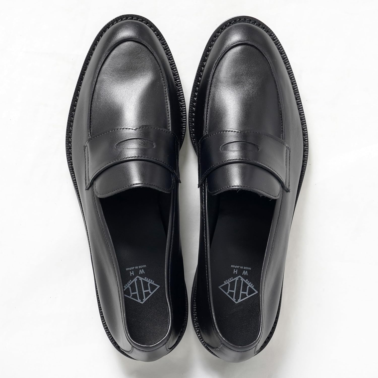 ダブルエイチ] 【ふにゃ男シリーズ】 革靴 コインローファー 【WHF-0004】 カジュアル シューズ 柔らかい革 ソフトシリー ダブルエイチ]  【ふにゃ男シリーズ】 革靴 コインローファー 【WHF-0004】 カジュアル シューズ 柔らかい革 ソフトシリー WH｜菅原靴店