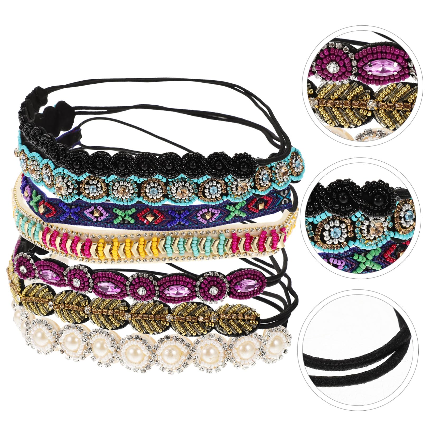 FRCOLOR 14pezzi Fascia Per Accessori Per Cerchietti Elasticizzati in Per Matrimonio e