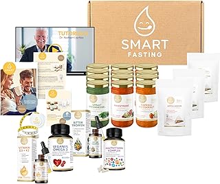 Smart Fasting® Complete Five – 5-Tage-Fastenbox | Ganzheitliches Suppenfasten mit 12 Suppen, Kräutertees & Mikronährstoffen | All-in-One Wohlfühlroutine für Leichtigkeit & Achtsamkeit