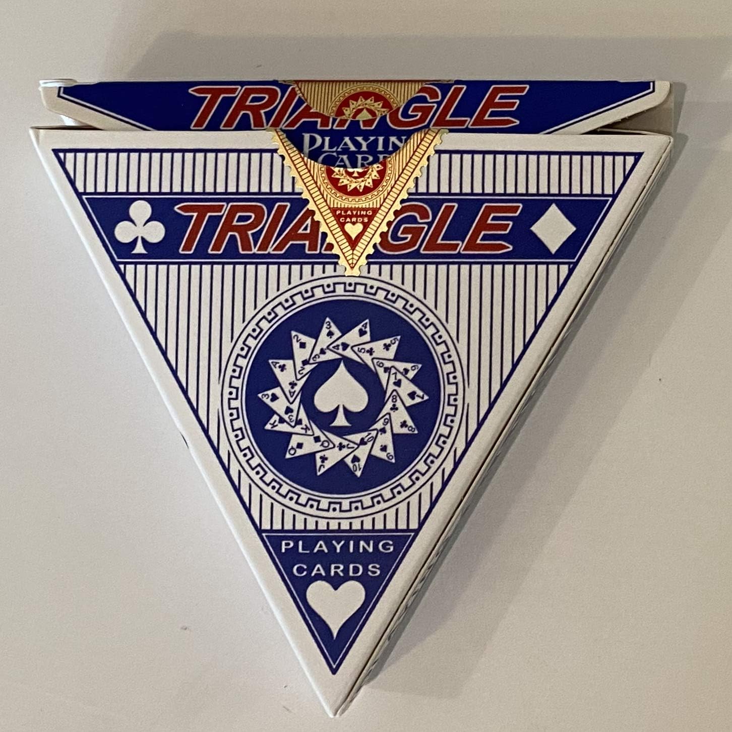 Triangle Playing Cards, Blue