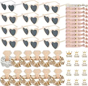 Ruryxel JGA Set Team Bride - 48-teiliges Braut Accessoire Set In Lila