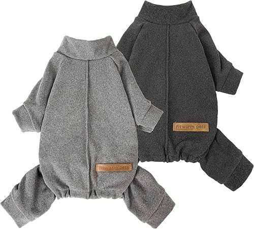 Pijama acolchado con rombos para perros, ropa de cuello alto para perros pequeños, hembras y niños, mameluco para mascotas con pies, atuendo mullido