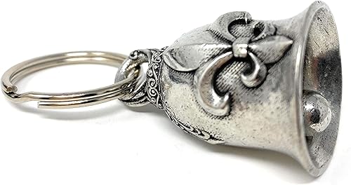 Miniatura 3 de Fleur De Lis - Accesorio de campana de motociclista o llavero para la suerte