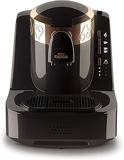 Arzum Okka Automatic Turkish/Greek Coffee Machine, USA 120V UL, Black/Copper