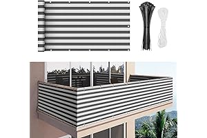Duerer Balcony Screen Anthracite Privacy Fence with UV Protection