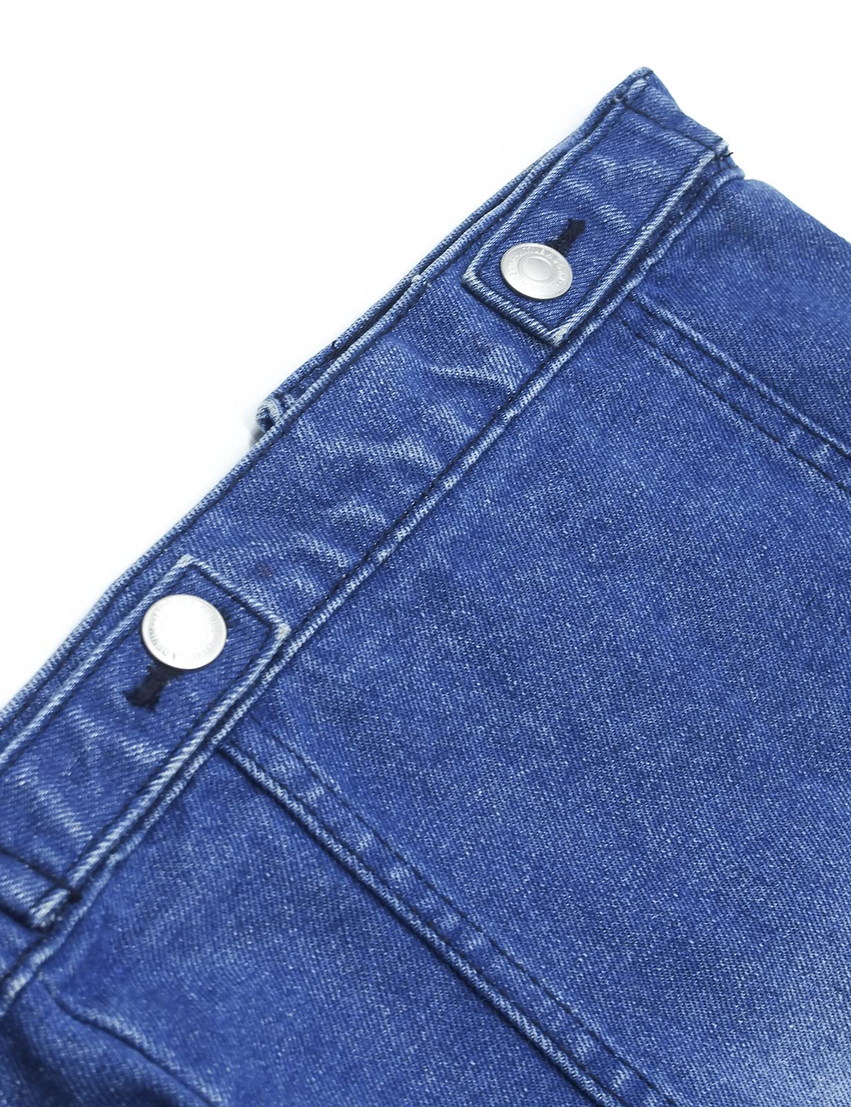KIDSCOOL SPACE Chaqueta de mezclilla simple para niños pequeños, traje de abrigo de mezclilla suave lavado a la piedra