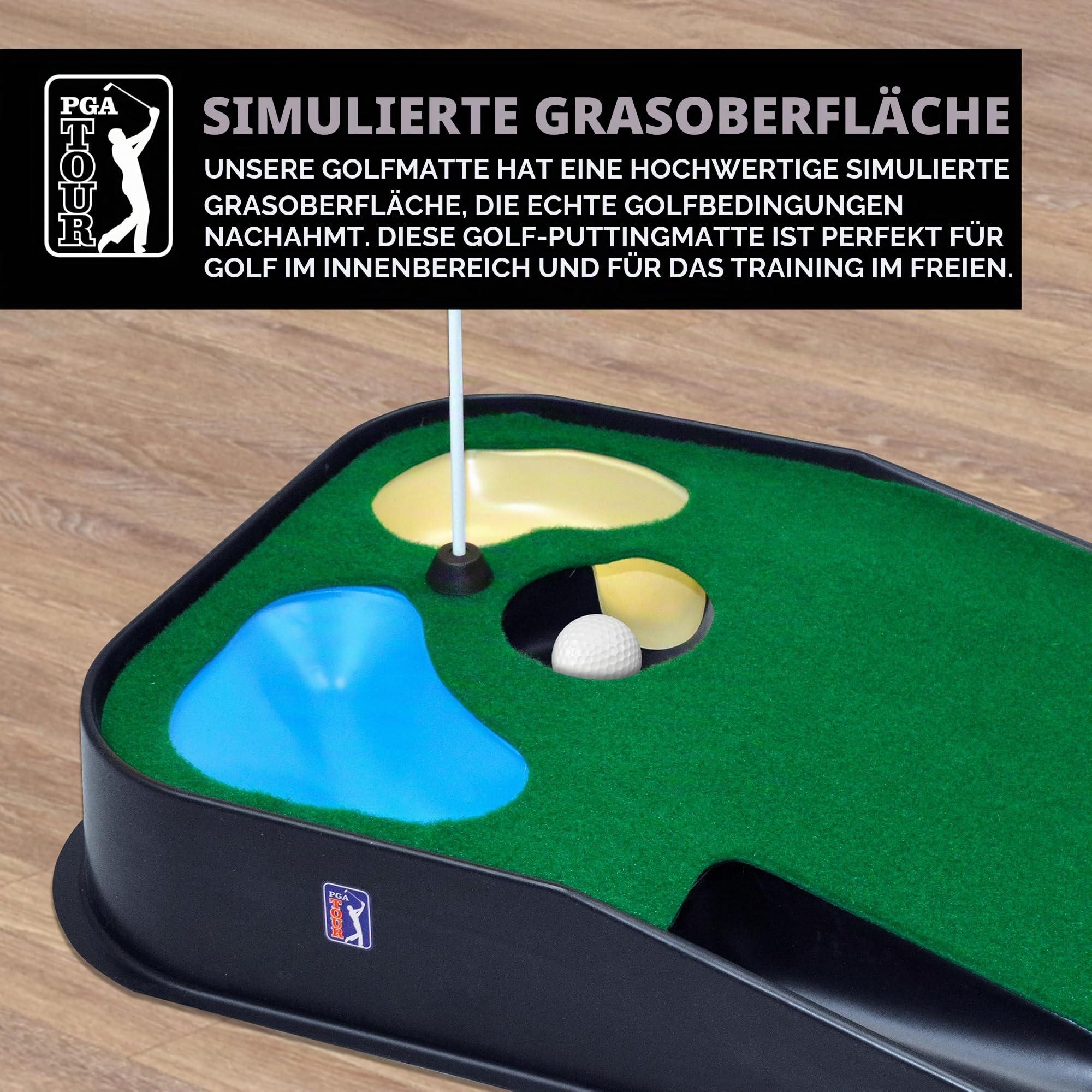 PGA Tour Indoor & Outdoor Golf Putting Mat