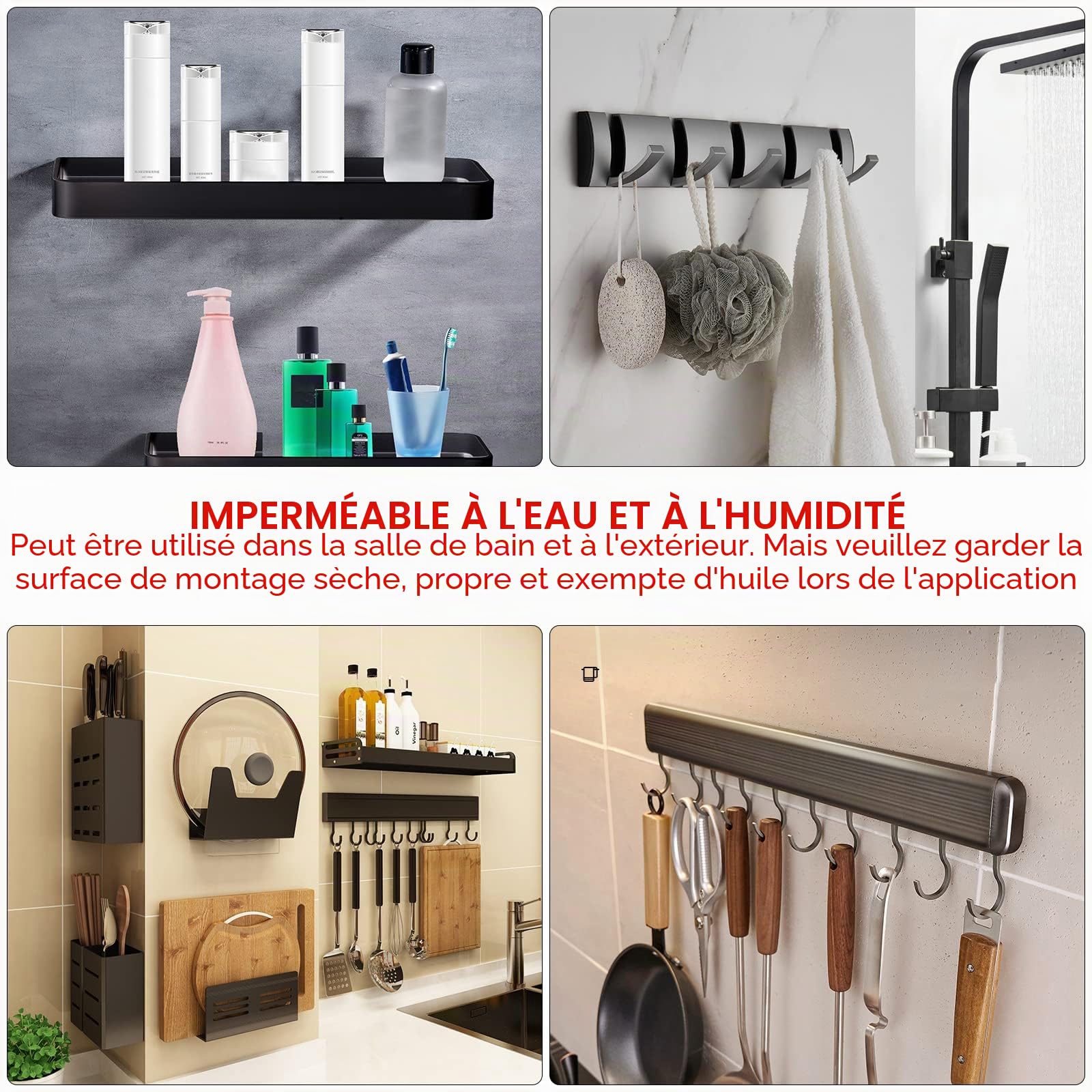 Ruban adhésif double face extra fort résistant à la chaleur 5 m 20 mm pour montage rétroviseur voiture