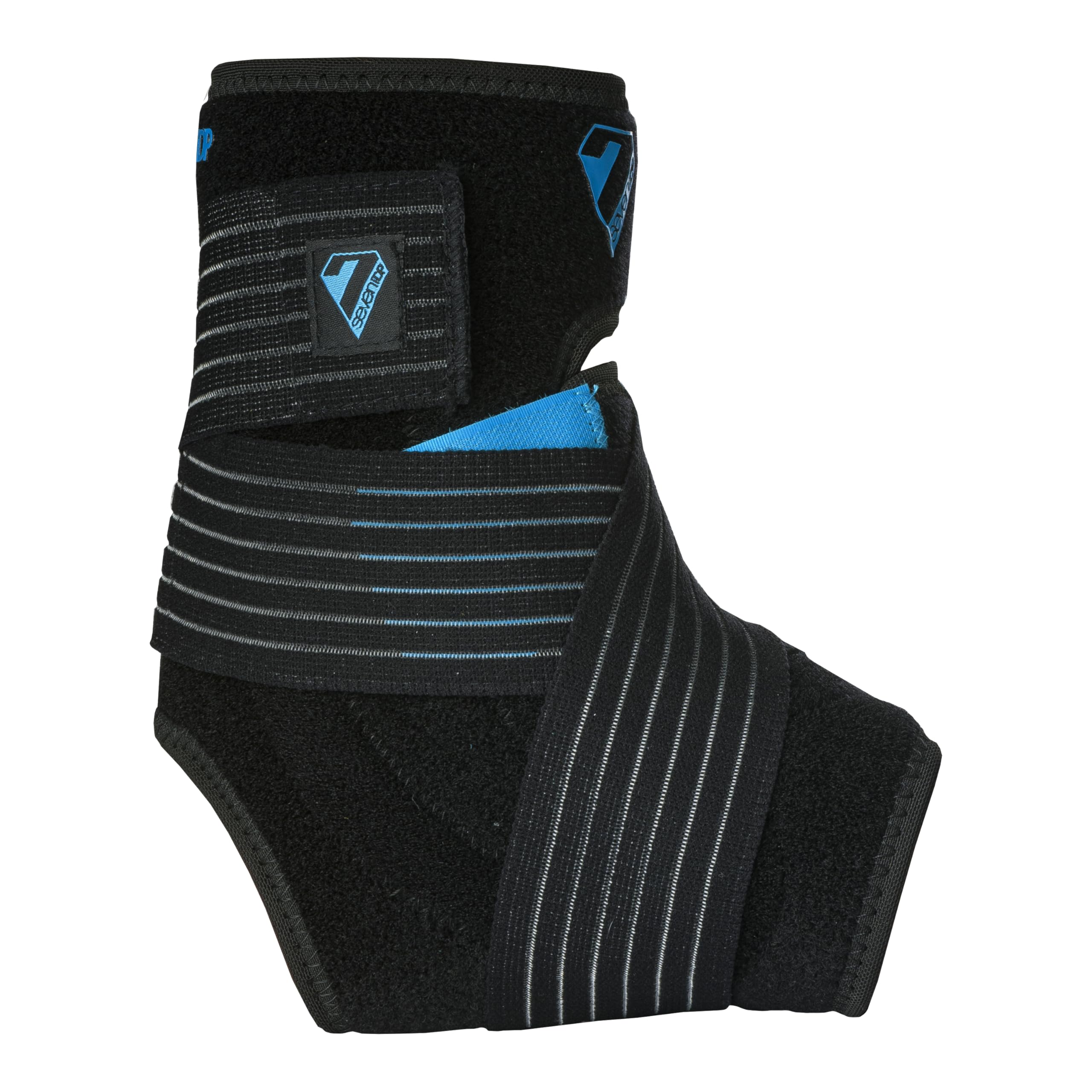 Seven iDP 7iDP Control Ankle Support – Adjustable Compression Brace for Injury Recovery and Stability (X-Large)