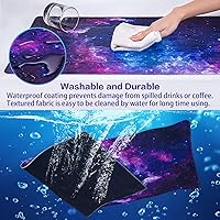 Vista 3 de Canjoy Gaming Mouse Pad, 31.5x15.7inch Large Extended Mousepad Big Computer Desk Mat for Keyboard and Mouse Full Desk Mouse Mat with Non-Slip &