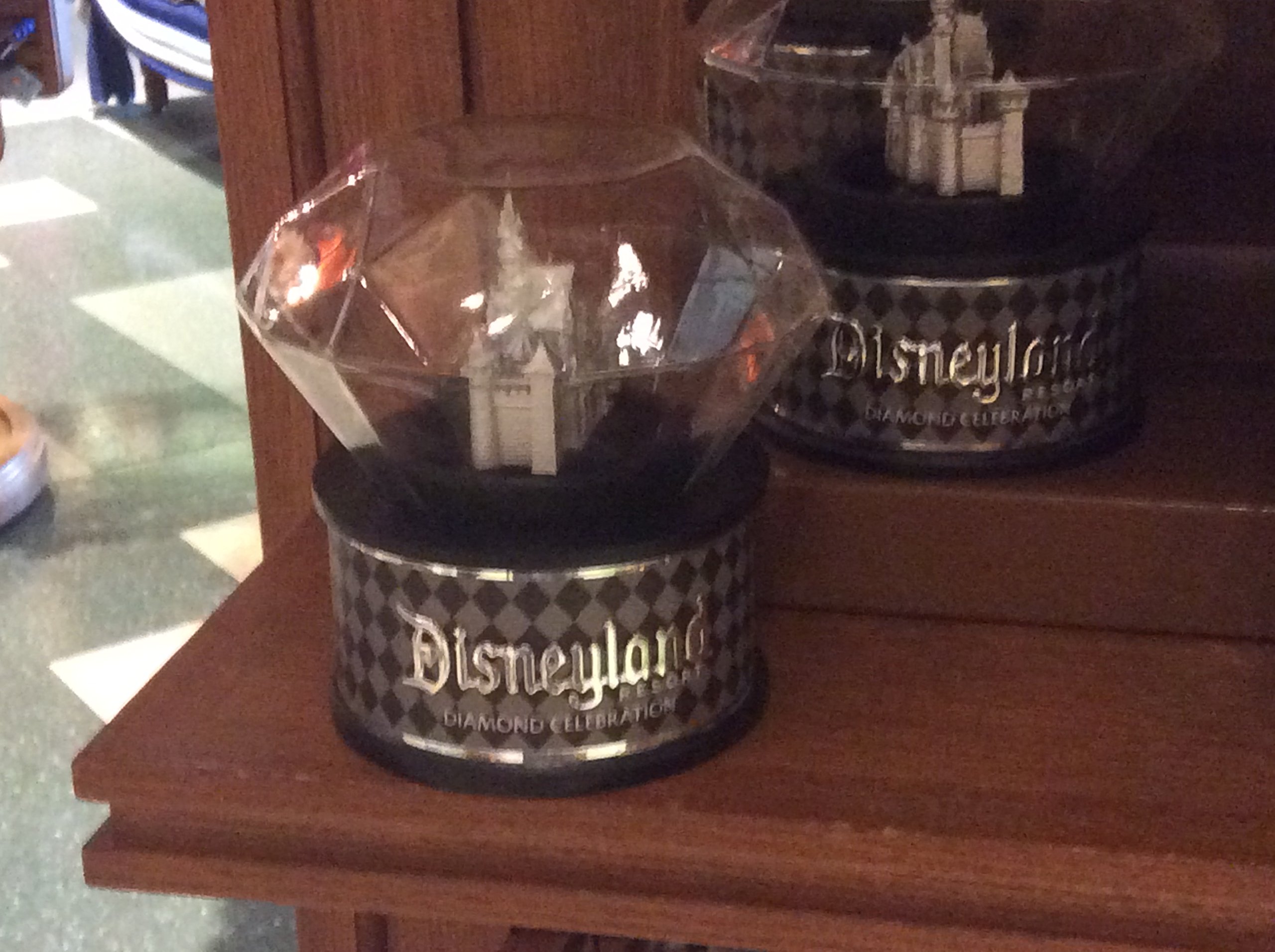 Disneyland Diamond Celebration Light Up Castle Globe