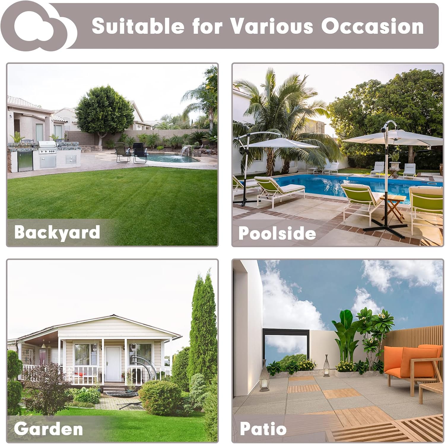 Crownland 3-Piece Wicker Patio Outdoor Bar Set, 2 Stools and 1 Glass Top Table, Bistro Set, Brown Furniture for Deck, Lawn, Backyard