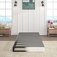 Vista 7 de base de resortes de tamaño King de 7 pulgadas, base de colchón de metal resistente, capacidad de 3000 lbs, de alto perfil, sin ruidos, fácil montaje