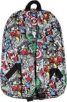 Vista 4 de Marvel Avengers Thor Iron Man Capitán América Hulk Mochila para portátil, Gris, Estándar, Classic