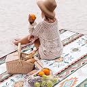 OFBOSMI Waterproof Picnic Blanket | Foldable Outdoor Mat for Beach, Camping & Park | Sand-Resistant Portable Picnic Rug | Extra Large 78 x 78 Inch Family Blanket gallery image
