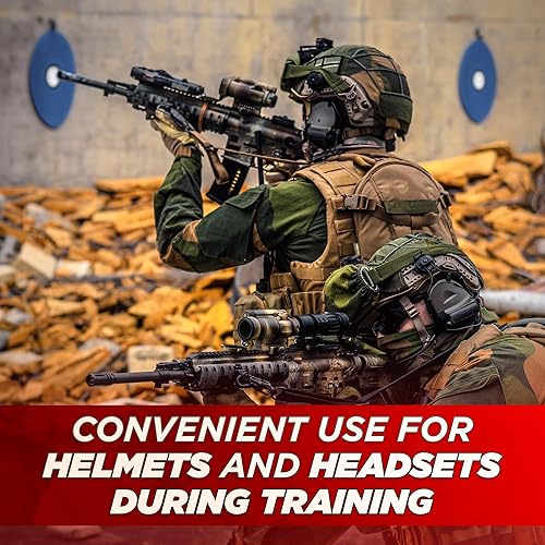 Miniatura 8 de Adaptador de riel ARC para auriculares tácticos – Compatible con Peltor Comtac II/III, Earmor M31/M32, Sordin – Se adapta a cascos FAST, MICH, EXFIL