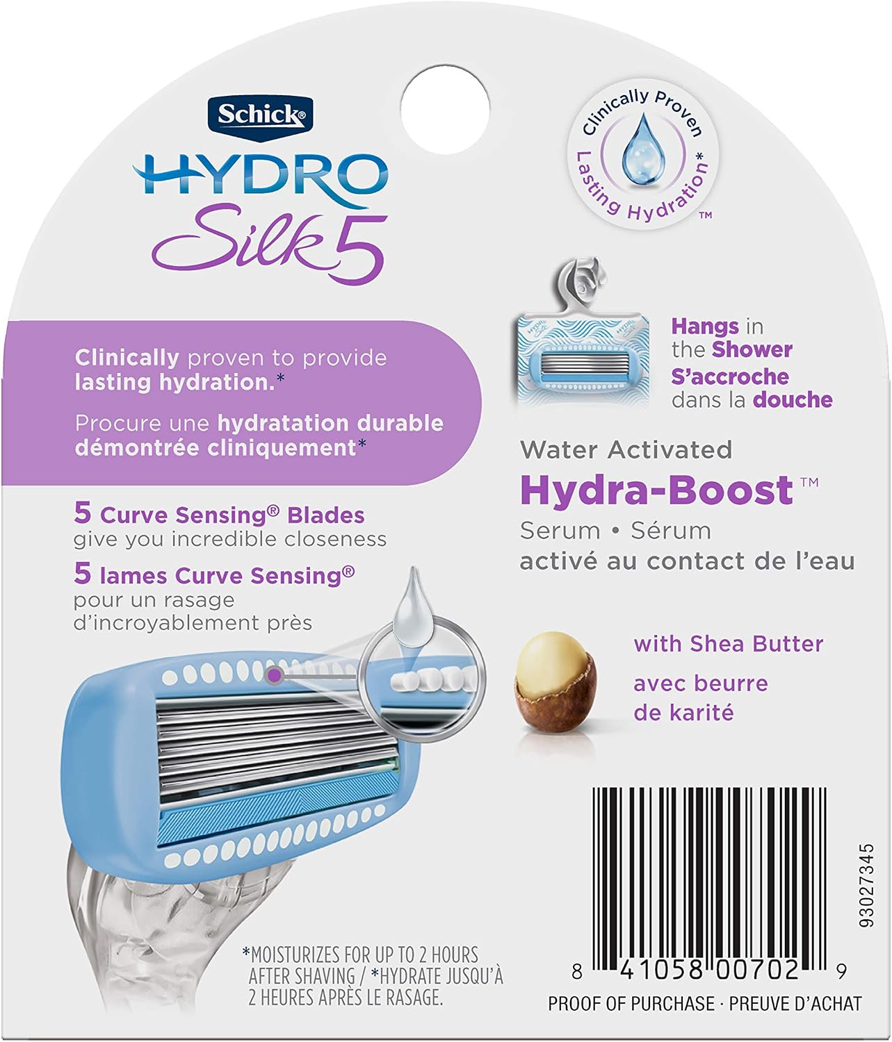Schick Hydro Silk for Women Refill Blades 4 Count, 4 count (Pack of 1) - Image 3