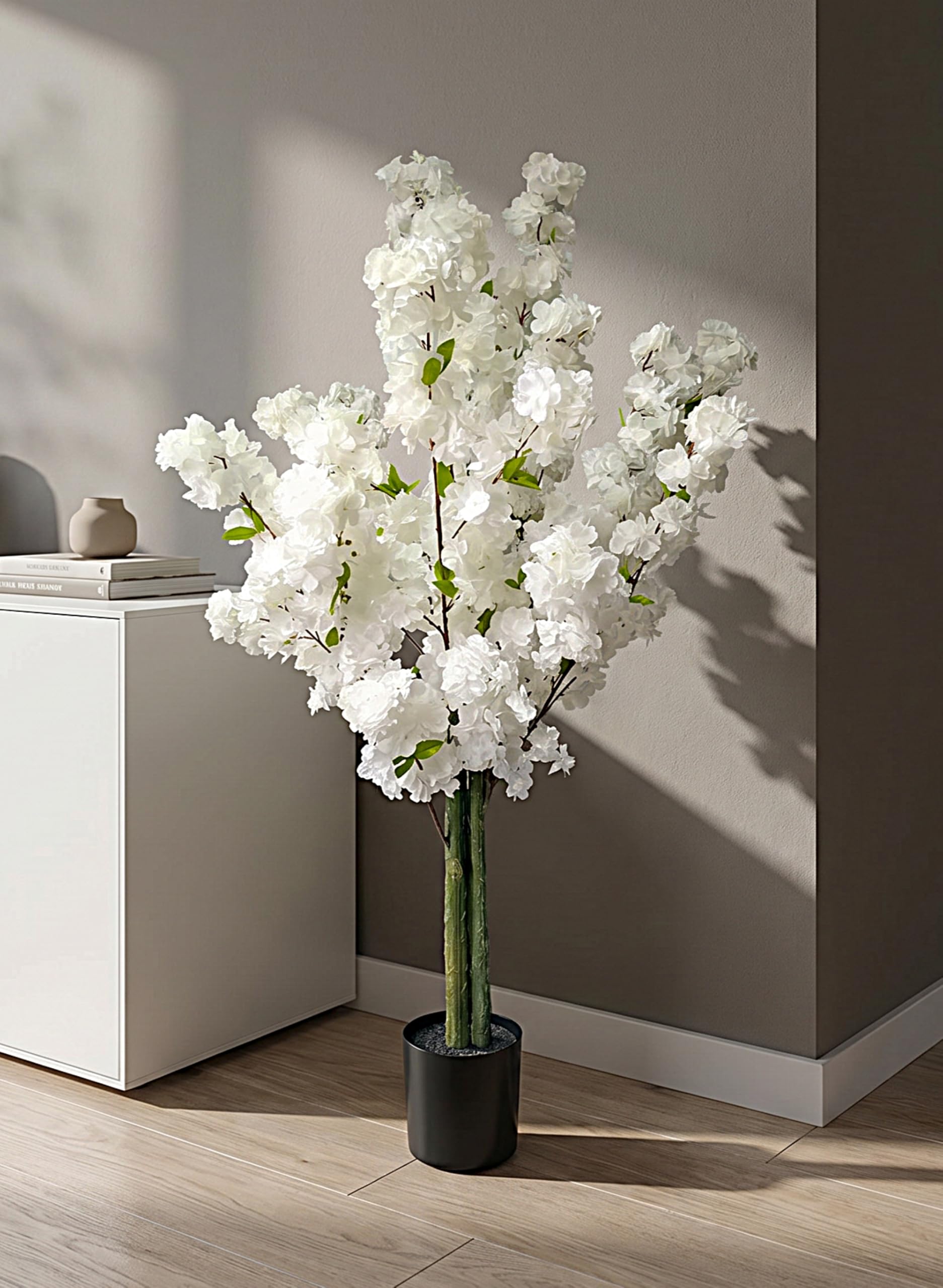 Árbol de Flor de Cerezo Artificial, Planta de Interior 120 cm
