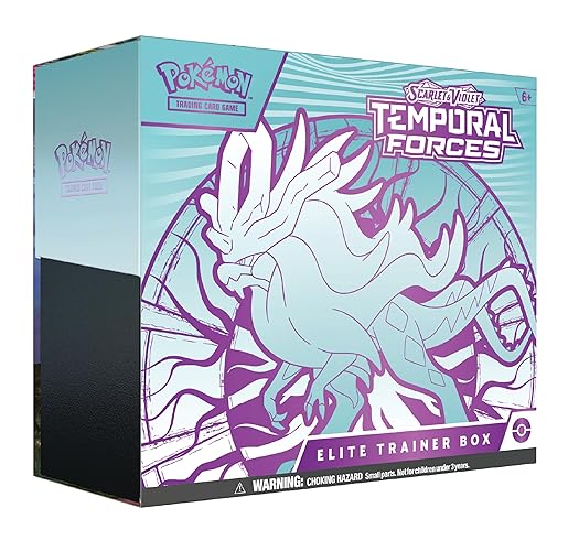 Pokemon TCG: Scarlet and Violet: Temporal Forces: Elite Trainer Box: Walking Wake - Multicolor