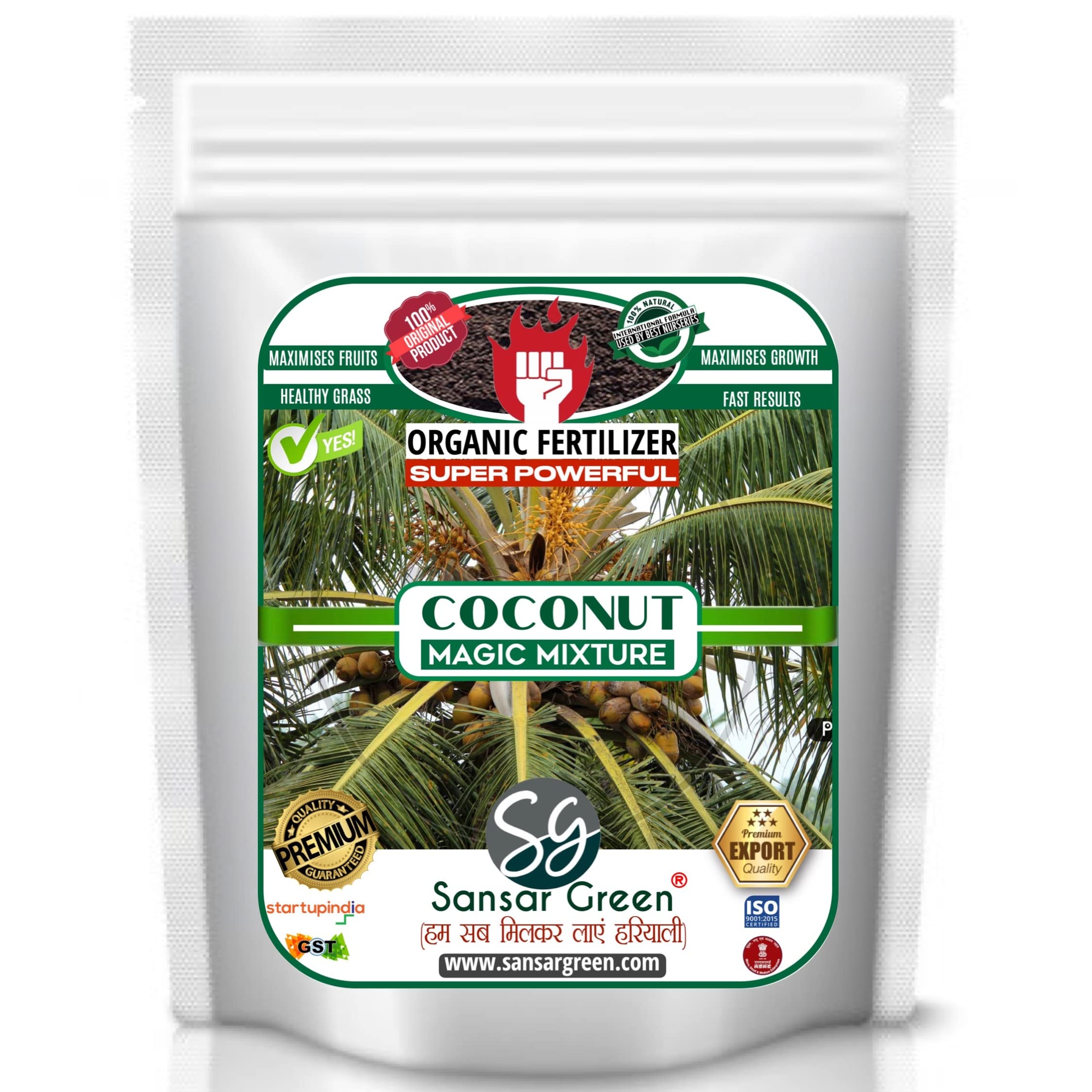 See full amazon price history chart for Sansar Green®Coconut Magic Mixture, Essential Super Powerful Organic Fertilizer for Coconut Plants with ++ Growth Booster and Active Micro Organism (900 gm) Sansar Green®Coconut Magic Mixture, Essential Super Powerful Organic Fertilizer for Coconut Plants with ++ Growth Booster and Active Micro Organism (900 gm) (B09BCS4Y2G) Amazon Price History, Amazon Price Tracker