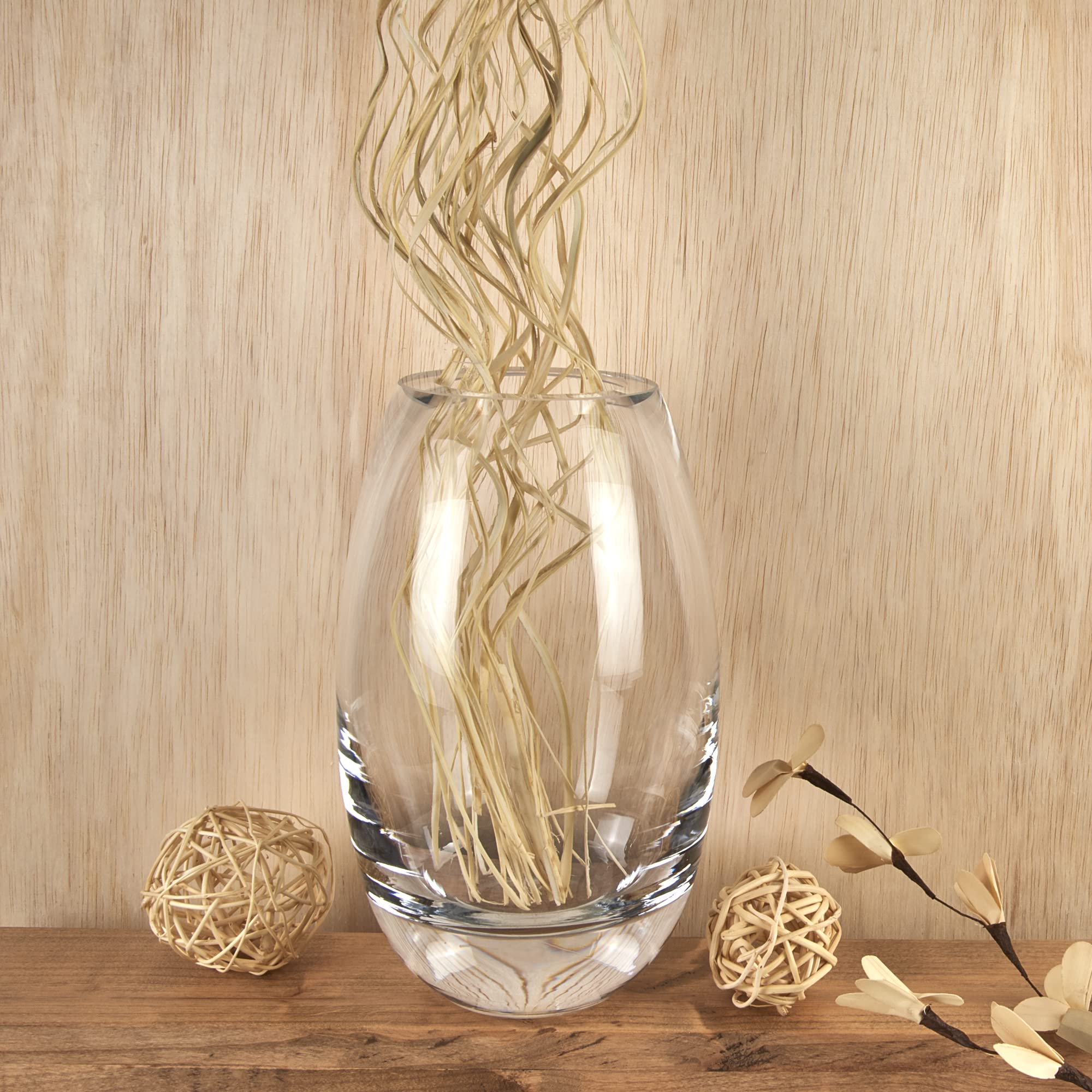 Amazon.co.jp: Badash 輝くクリスタルガラス花瓶 - 高さ9インチ