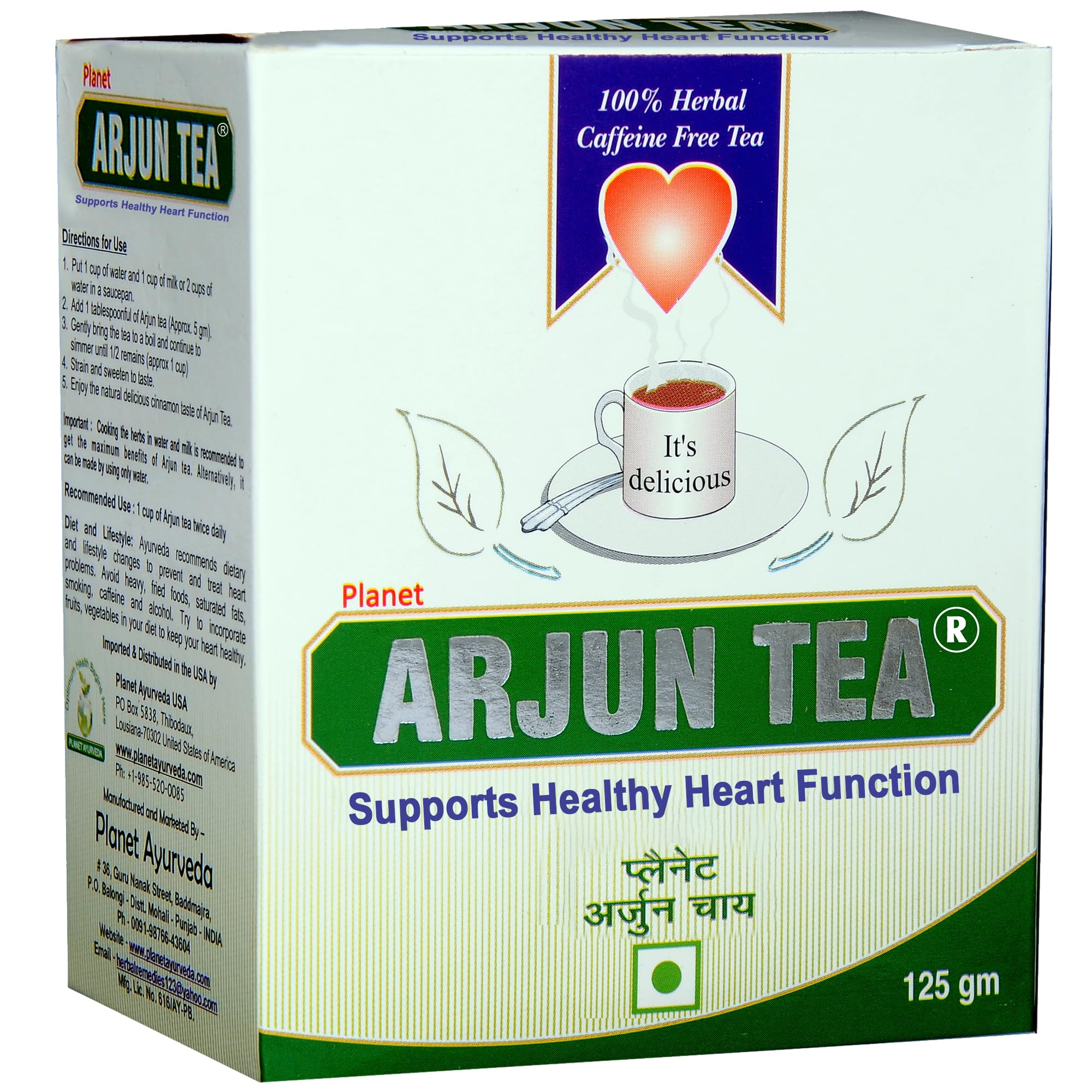 Planet Ayurveda Arjun Chai Tea-Premium Ayurvedic Herbal Blend For Heart Health|Arjun Ki Chaal,110 Grams-image-18