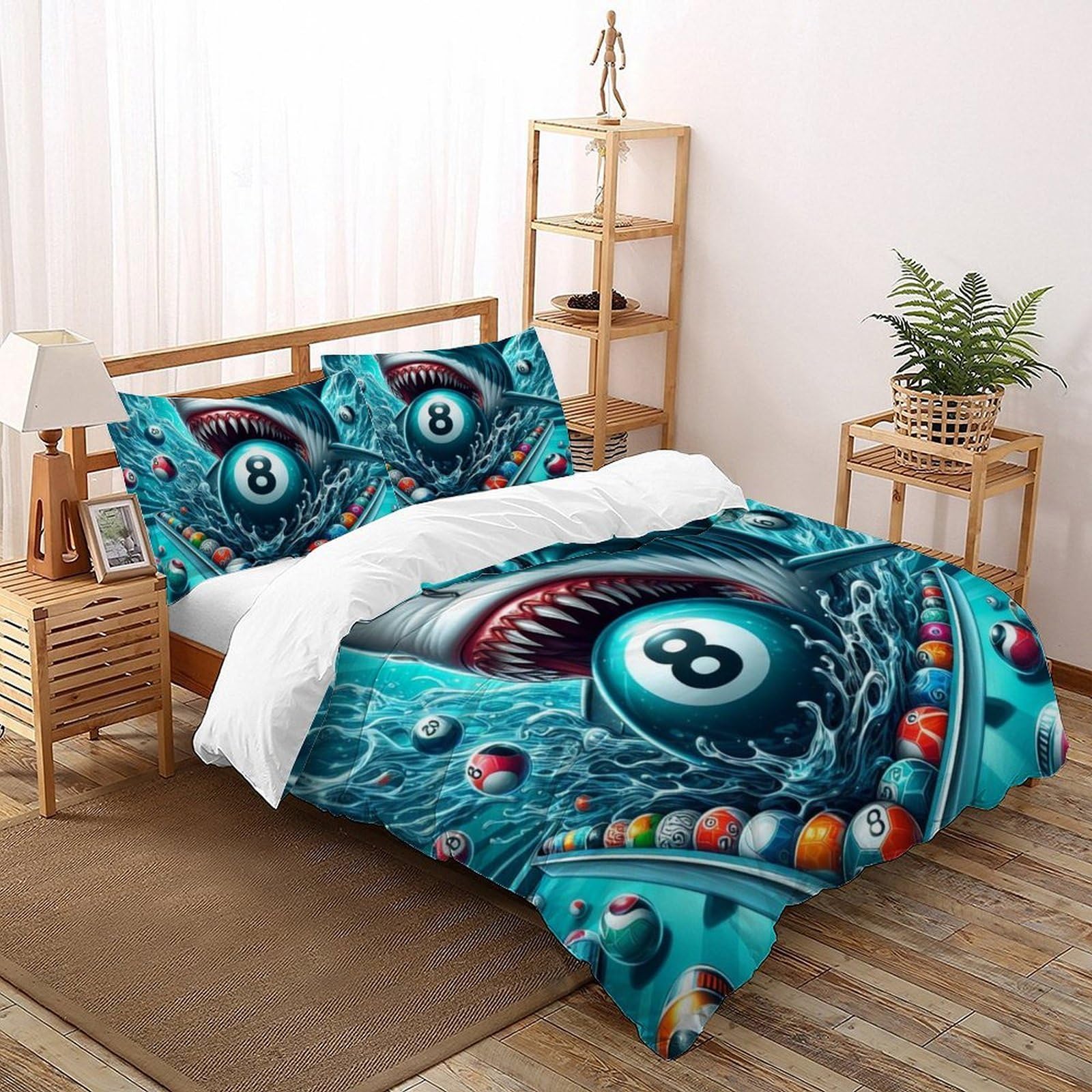 Housse de couette 260x220cm fermeture éclair pour changer le lit d'enfant sans effort