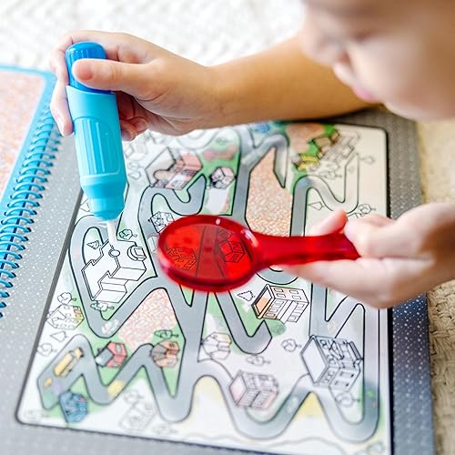 Miniatura 2 de Melissa & Doug On the Go Water Wow! Almohadilla de actividades reutilizable de lujo para revelar agua  Around Town