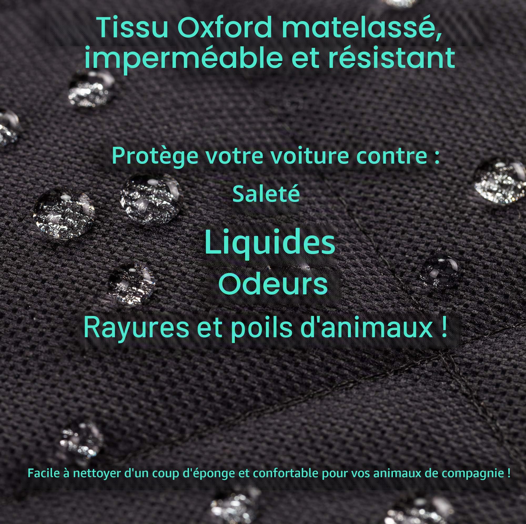 Protection Coffre Voiture Chien - Protection de Coffre et Pare-Chocs - Housse Voiture Chien Solide avec Rabat Pare-Chocs - Étanche et Anti-Dérapant - Universel 4x4 Break SUV