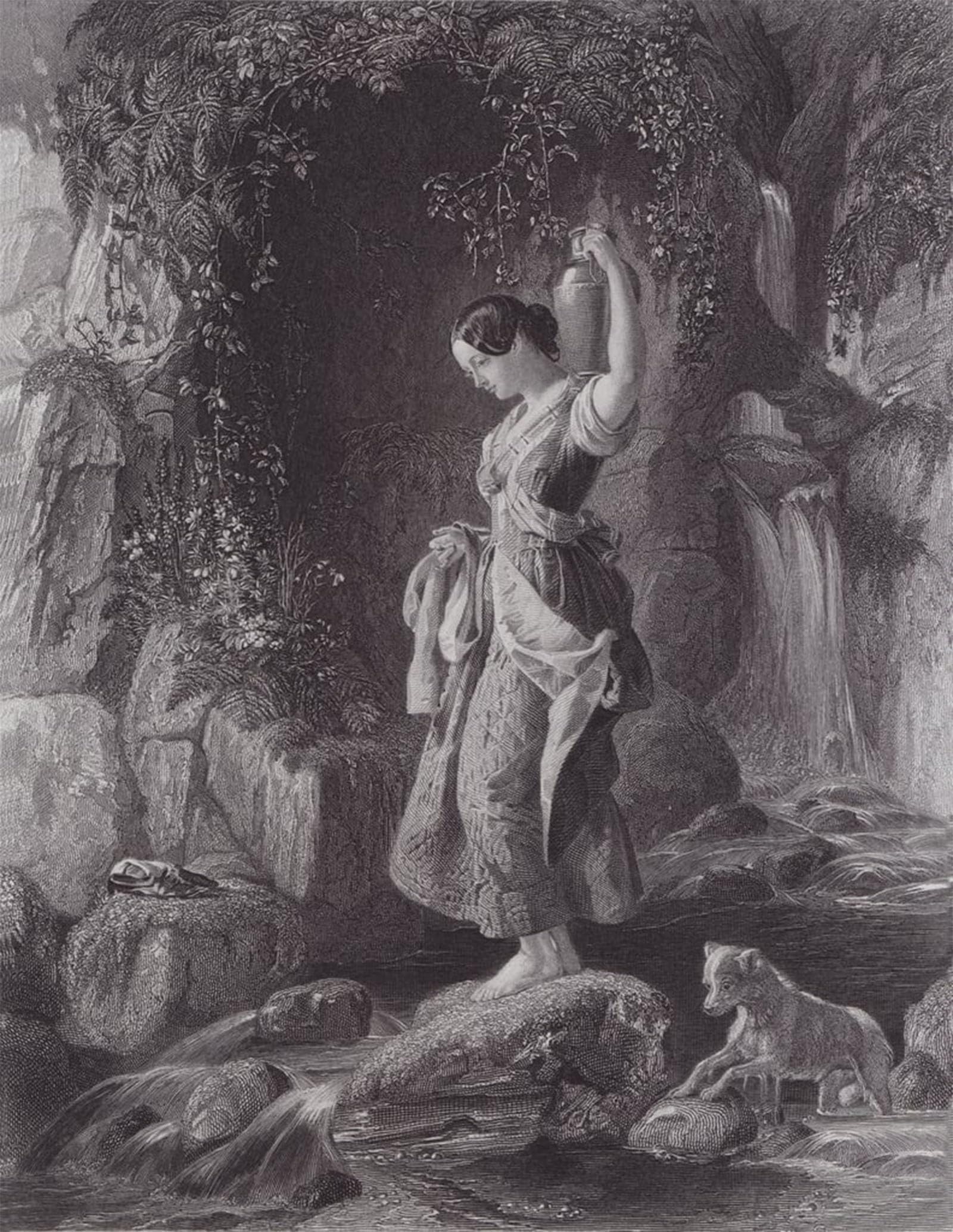 Affiche graffiti paintings Daniel Maclise impression sur toile de maître