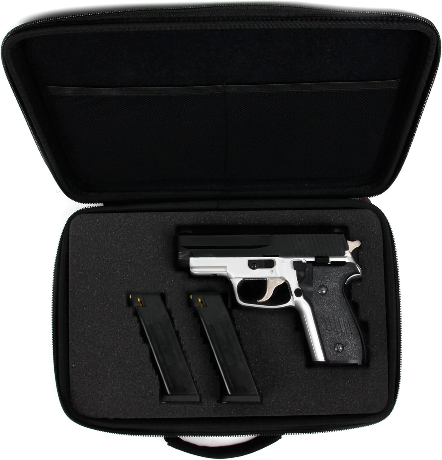 DURAGADGET BB Gun Case (Gun NOT Included) Tough Black Armoured EVA