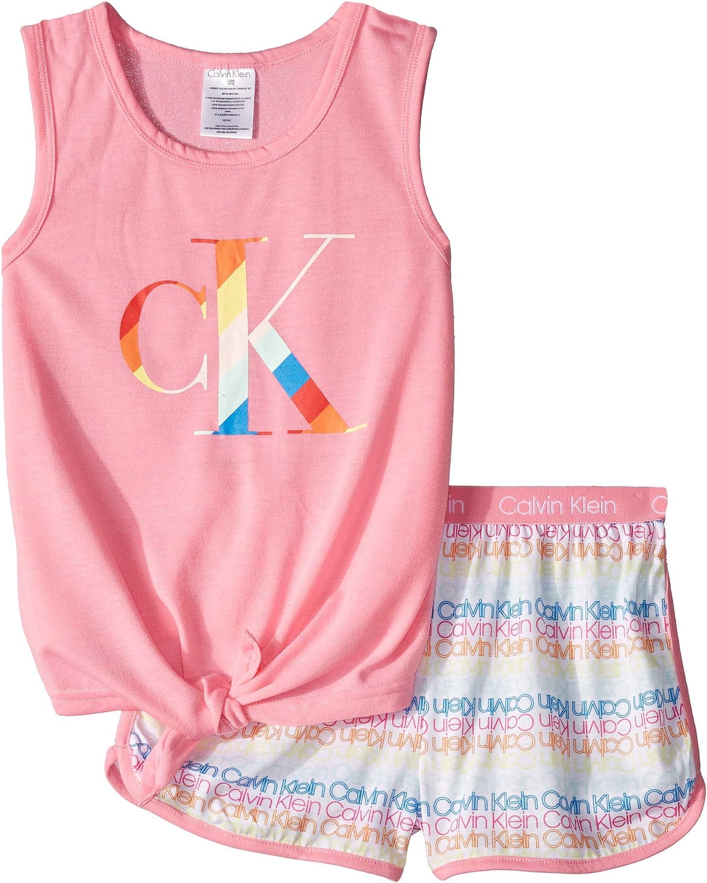 Two-Piece Sleeveless Top w/ Shorts (Little Kids/Big Kids)