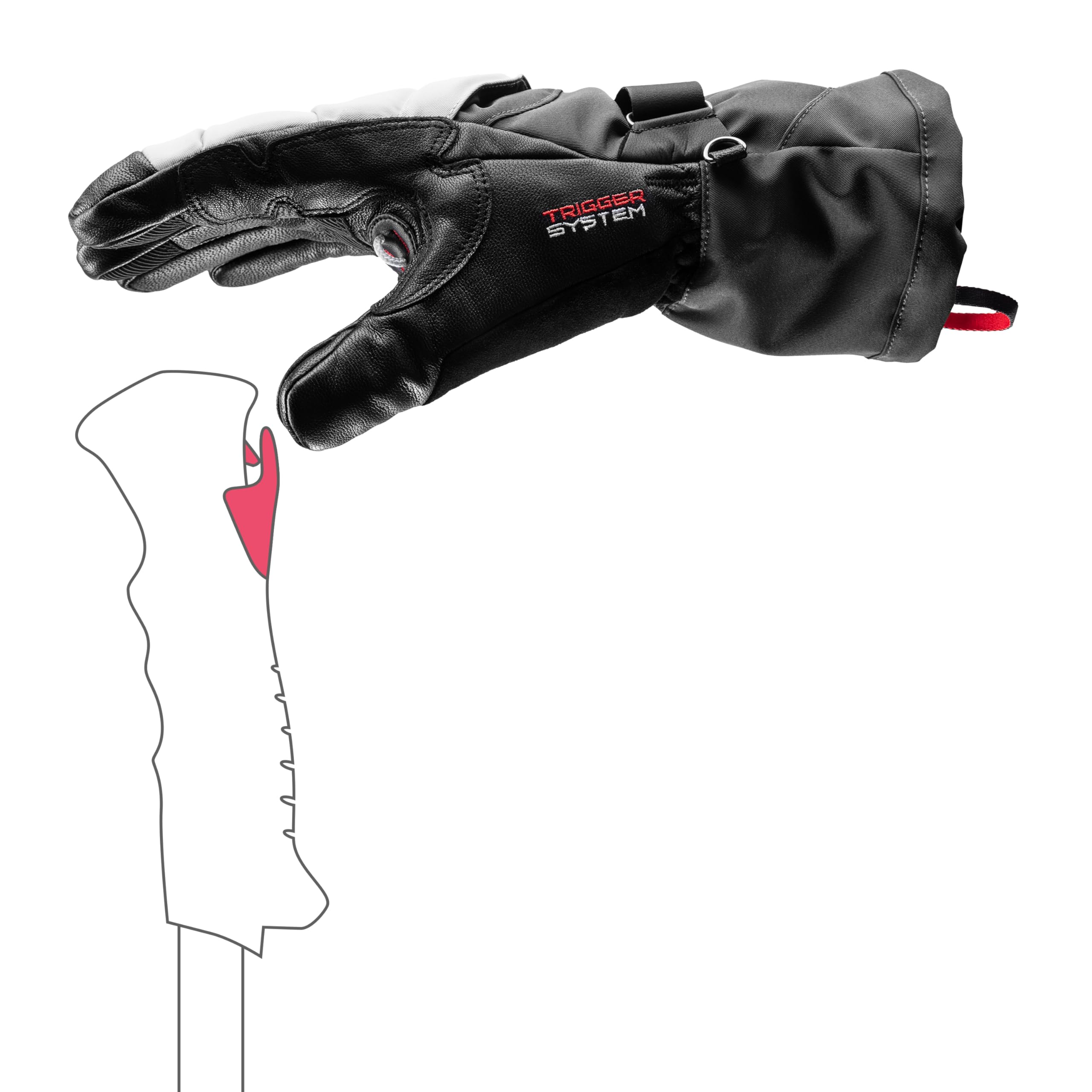 LEKI Griffin Thermo rękawice narciarskie 3D