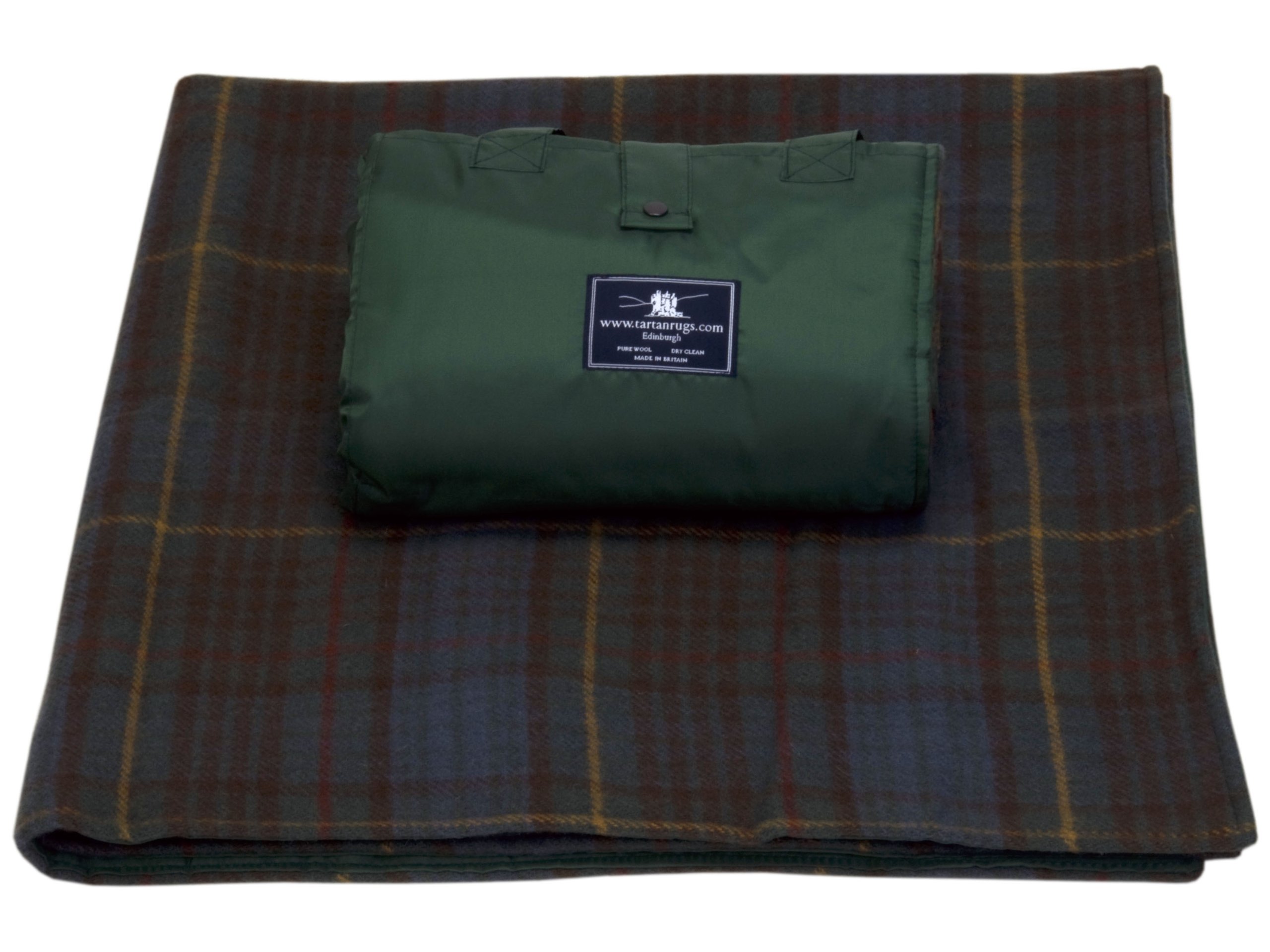 Couverture Pique-nique Tweedmill Laine Galloise – Vintage Couleurs Bleu/jaune/rouge