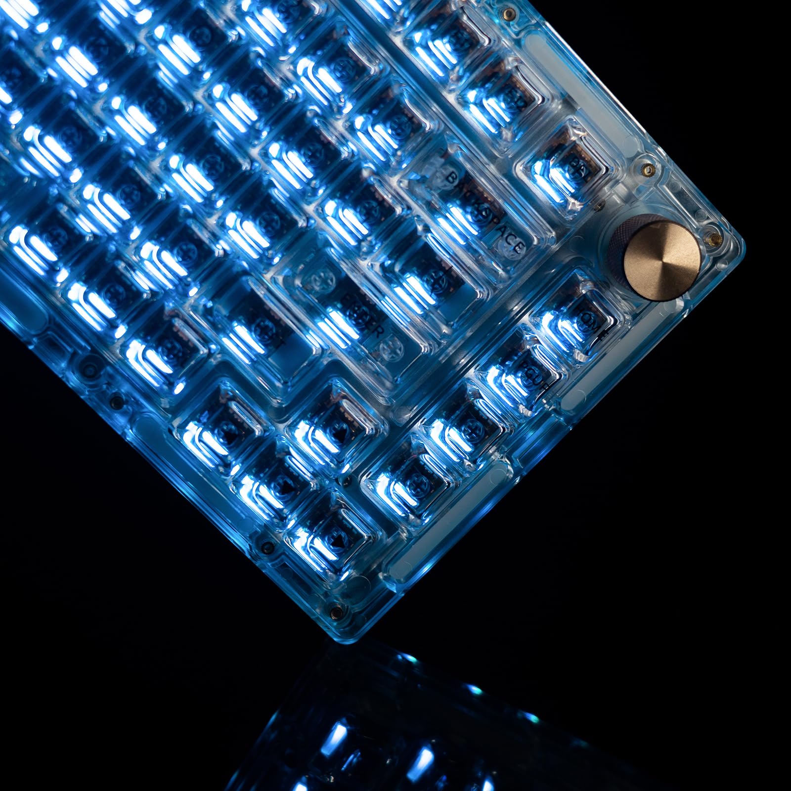 GK GAMAKAY Lot de 113 touches transparentes pour clavier mécanique MX Gateron Kailh Switch profil ASA SN75 98% 75%