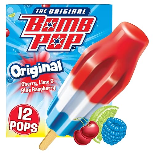 Bomb Pop Original Ice Pop, 12 pack